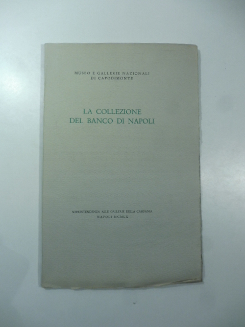 La collezione del Banco di Napoli